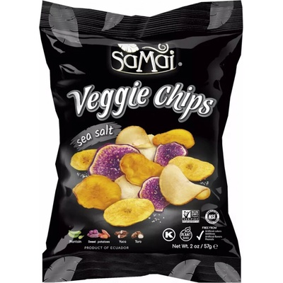 Samai Rainforest zeleninové chipsy s morskou soľou 57 g