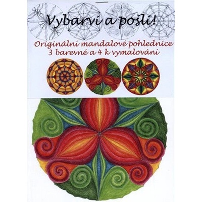 Vybarvi a pošli - mandalové pohlednice