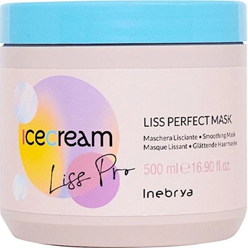 Inebrya Liss-Pro uhladzujúca maska pre nepoddajné a krepovité vlasy 500 ml