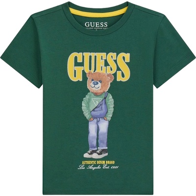 Guess Тениска с къс ръкав Guess - Мече, зелена, 18 м (20261-N6RI05-K8HM4-F83J-18M)