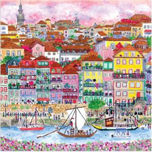Galison - Puzzle Colors of Porto - 500 piese