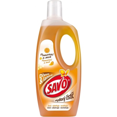 Savo mydlový čistič drevo a laminát 0,75 l