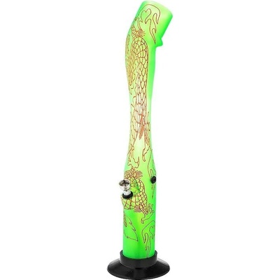 BVPK Bong akrylový Dragon zelený 41 cm