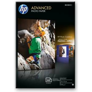 HP 10x15 гланцова фотохартия 100 листа 250g (оригинална)
