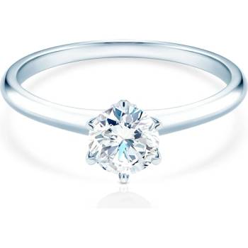 SAVICKI Годежен пръстен The Journey: бяло злато, лабораторен диамант