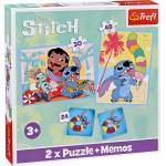 Trefl Пъзел Trefl 2 в 1 - Щастлив ден на Лило и Стич (93585) - baby