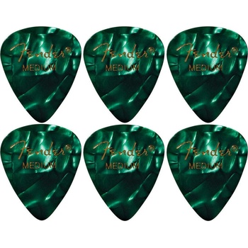 Fender 351 Shape M6 Green Moto Перце за китара (198-2351-371-KUS-6PACK-SET)