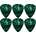 Fender 351 Shape M6 Green Moto Перце за китара (198-2351-371-KUS-6PACK-SET)