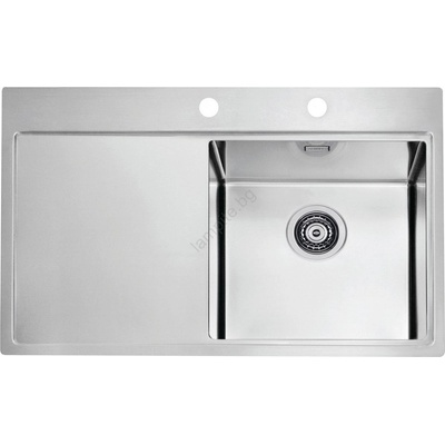 Alveus 1103651 - Кухненска мивка PURE 79x52, 5 см сатен, дeсен (AV0047)