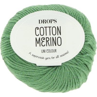 Drops Cotton Merino 11 tmavě zelená