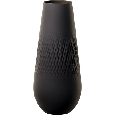 Váza Carré, vysoká, kolekcia Manufacture Collier noir - Villeroy & Boch