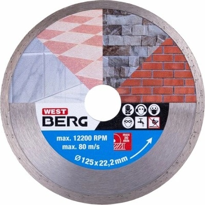 kotúč diamantový 125mm DIAMANT plný