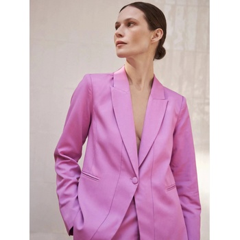 Moodo Розово едноредно сако с дълъг ръкав Moodo Moodo | Rozov | ЖЕНИ | XS