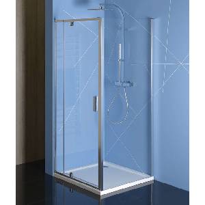 POLYSAN Easy Line - Душ ъгъл 80-90x90 см, L/R вариант, прозрачно стъкло/хром EL1615EL3315 (EL1615EL3315)