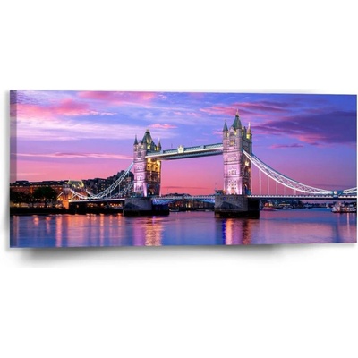 Sablio Obraz Londýn Tower Bridge - 110x50 cm