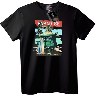 NOONEBRAND Тениска Райски Летен Ездач - 2XL, White