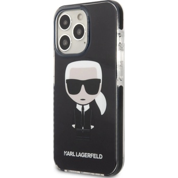 Pouzdro Karl Lagerfeld TPE Full Body Ikonik iPhone 13 Pro černé