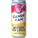 Candy Can Rocket Ice Lolly sycená limonáda bez cukru s příchutí pomeranče malin a ananasu 330 ml