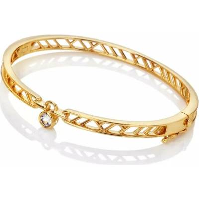 Hot Diamonds Pozlacený stříbrný náramek HD x Golden Edit Revolve DC222