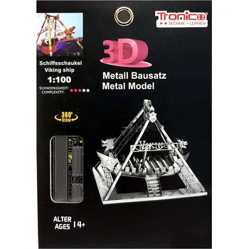 Tronico 3d метален пъзел, Викингски кораб (t30307)