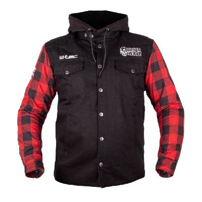 Bunda na chopper W-TEC Black Heart Ruffster černo-červená - 4XL