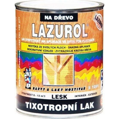 Lazurol S1091 Tixotropní lak 0,75 l lesk