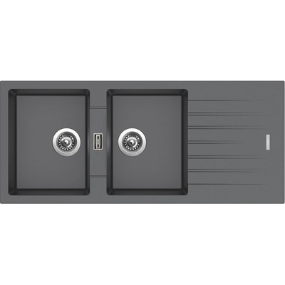 Sinks ACRPE1160500272 PERFECTO 1160 DUO Titanium