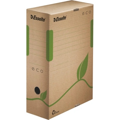 ESSELTE Кутия за документи ESSELTE Eco A/4 100 мм картон кафяв рециклиран 623917 (esselte623917)