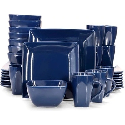 VANCASSO SOHO Black porcelánová jedálenská sada 32 dielna