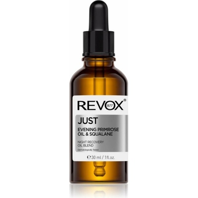 Revox B77 JUST Evening Primrose Oil & Squalane regeneračný nočný olej pre obnovu kožnej bariéry 30 ml
