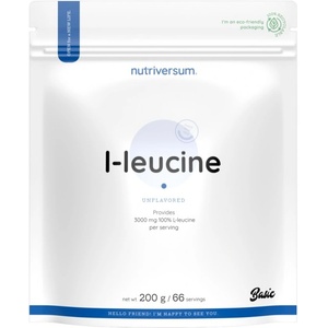 Nutriversum L-Leucine Powder | 100% Pure Leucine [200 грама] Неовкусен