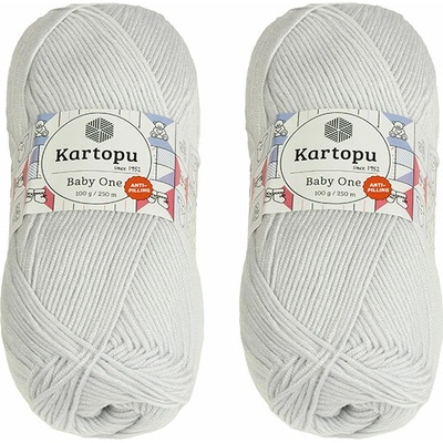 BELLATEX Baby One 100 g súprava 2 ks - 992 svetlo sivá