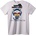 NOONEBRAND Тениска Самурай Пица Котки - XS, White