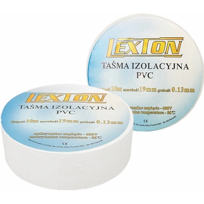 Lexton izolačná páska 19 mm x 25 m LXSC040-BI biela