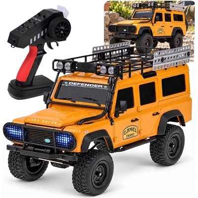 Jokomisiada RC Land Rover Defender 110 4WD RTR žltá 1:18