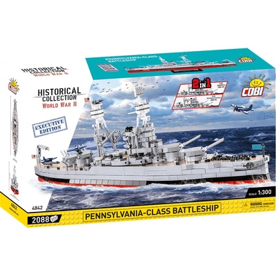Cobi 4842 II WW Pennsylvania Class Battleship 2v1, 2088 ks