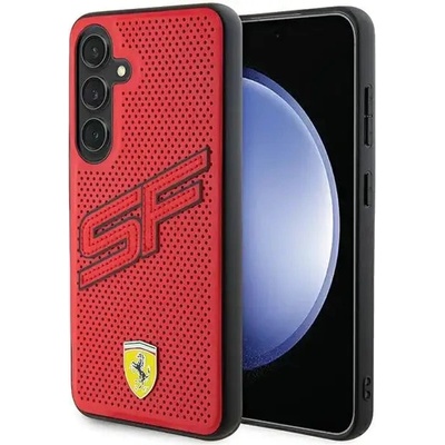 Ferrari Кейс Ferrari Big SF Perforated за Samsung Galaxy S24, червен (3666339242503)