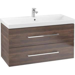 Villeroy & Boch Avento - Шкафче за умивалник, 98x51x45 см, 2 чекмеджета, Arizona Oak A89200VH (A89200VH)