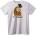 NOONEBRAND Тениска Брър Брър Патапим - 2XL, White