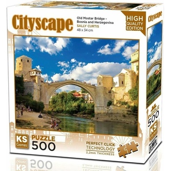 KS Games Пъзел KS Games от 500 части - Стари мост, град Мостар, Босна и Херцеговина (20061)