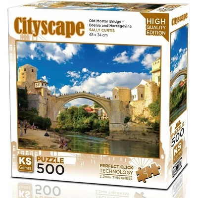 KS Games Пъзел KS Games от 500 части - Стари мост, град Мостар, Босна и Херцеговина (20061)