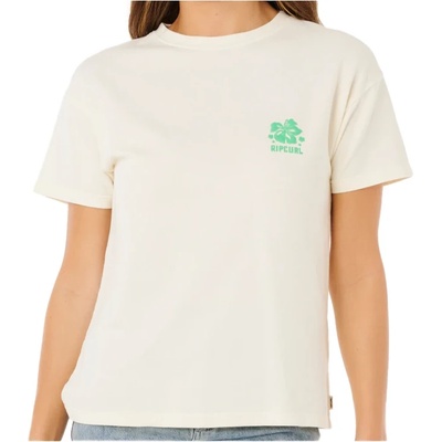 Rip Curl Дамска тениска Rip Curl Women's Surf Puff Party Pack Relaxed T-shirt - Bone (916-5866-0114)