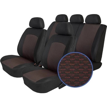 Atra Калъфи за автомобил универсални черно-червено dynamic 31123-t12