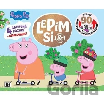 Lepím si znova a znova Peppa Pig