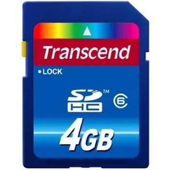 Transcend SDHC 4GB Class 6 TS4GSDHC6