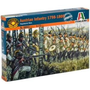 Italeri Комплект модел фигури 6093 - АВСТРИЙСКА ПЕХОТА 1798-1805 (НАП. ВОЙНИ) (1: 72)