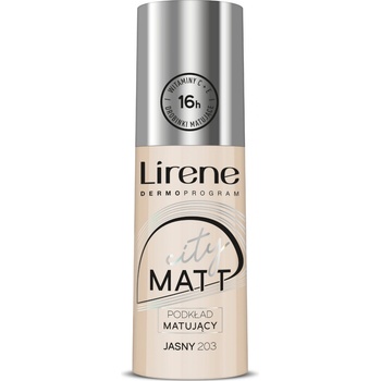 Lirene Zmatňujúci tekutý make-up City Matt Make-up 203 Light 30 ml