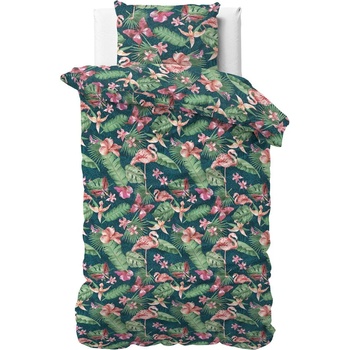 Image 1 of Sleeptime Единичен спален комплект Summer Vibes 2 Green поликотън