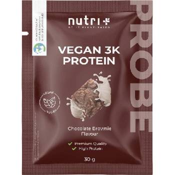 nutri + Пробен размер на вегански 3K протеин на прах - Chocolate Brownie