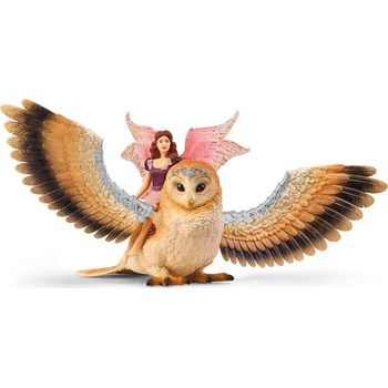 Schleich 70713 Elfí víla na třpytivé sově